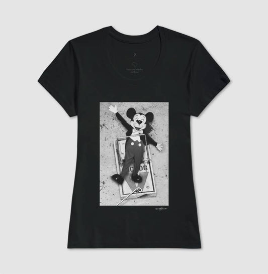 Camiseta Tradicional Game Over, Mickey!