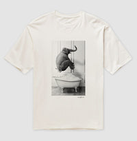 Camiseta oversized Hora do Banho