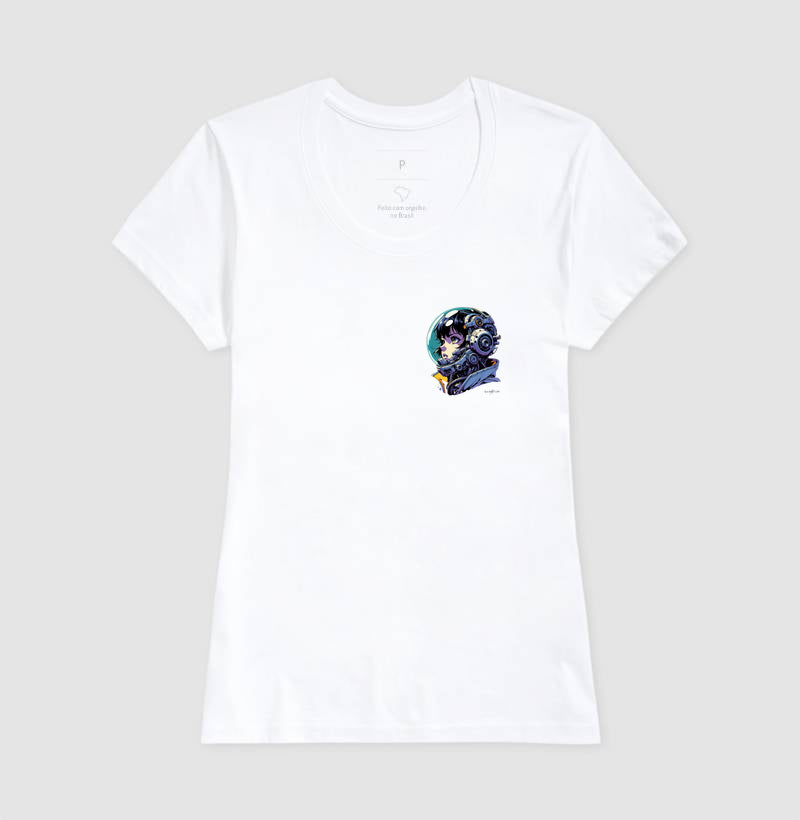 Camiseta tradicional Astronauta futurista