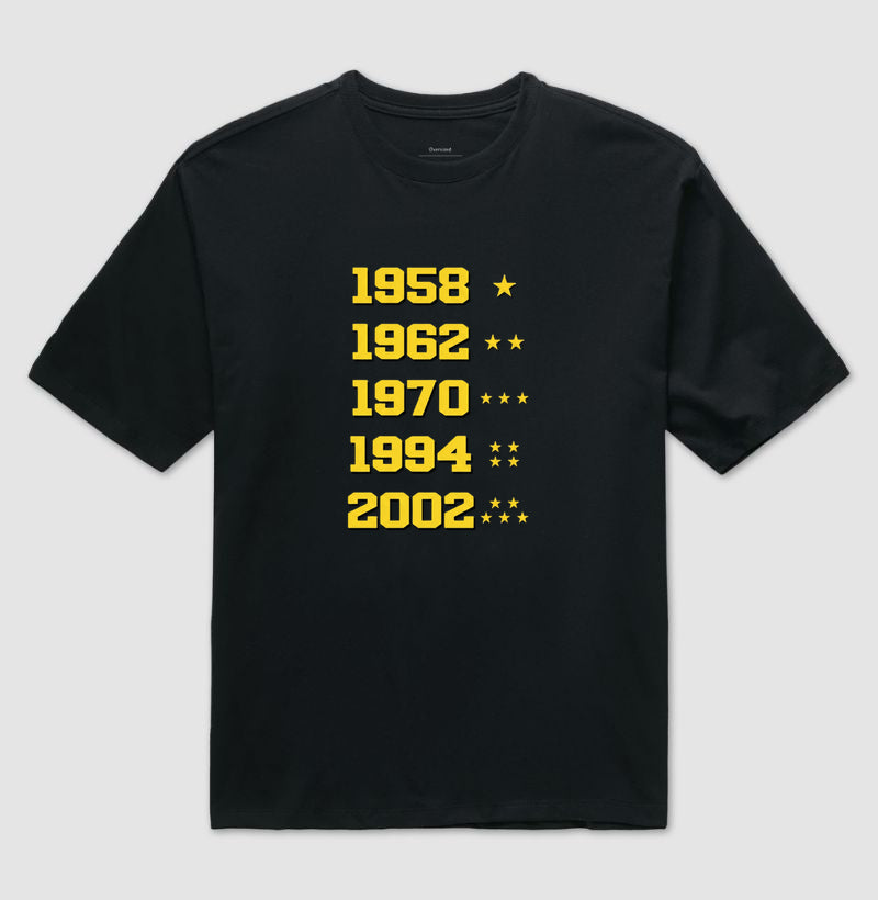 Camiseta Oversized Títulos