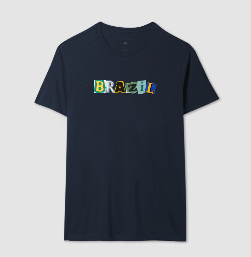 Camiseta Tradicional Colagem