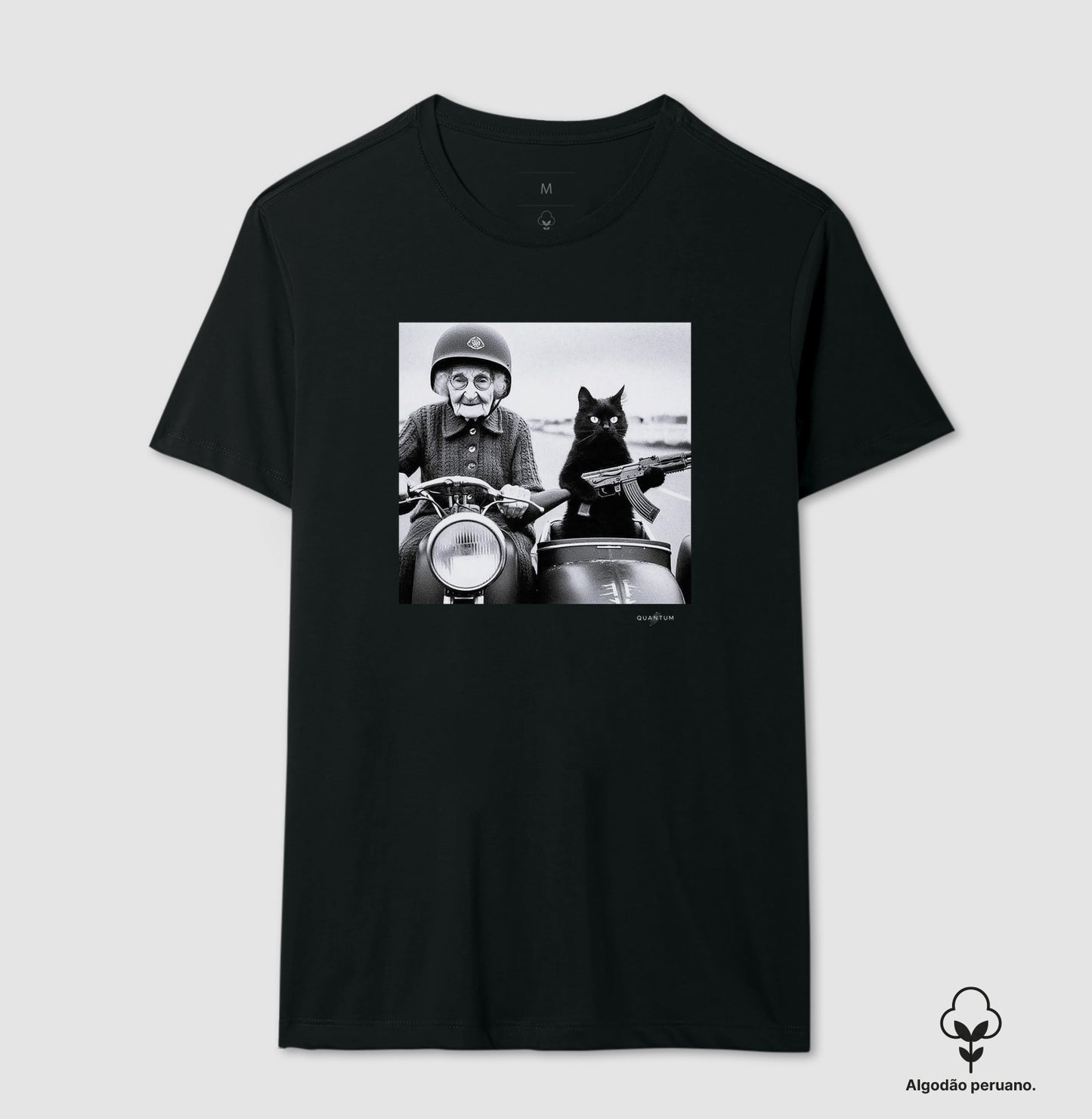 Camiseta Premium Black Cat Command