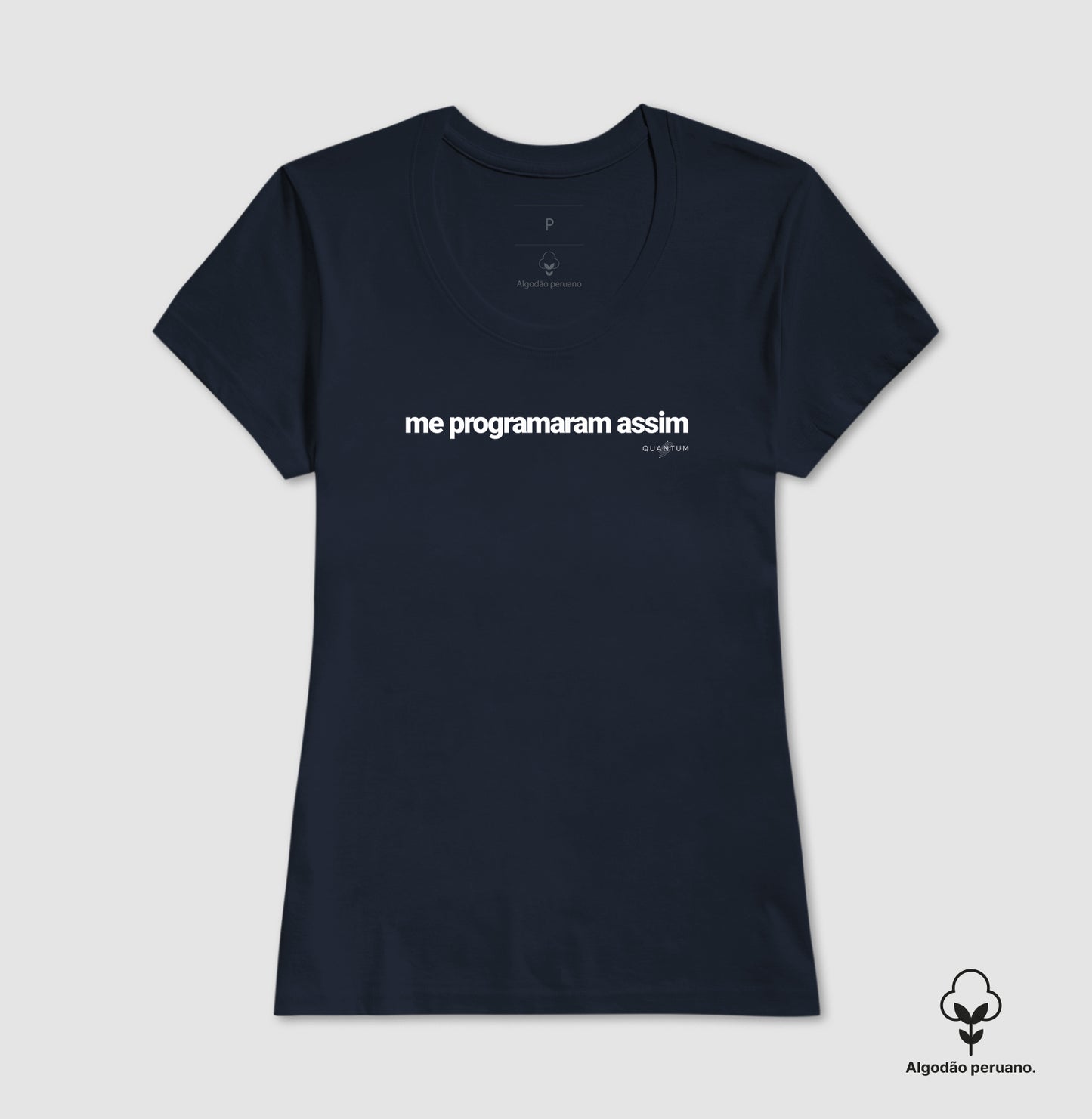 Camiseta premium Me programaram assim