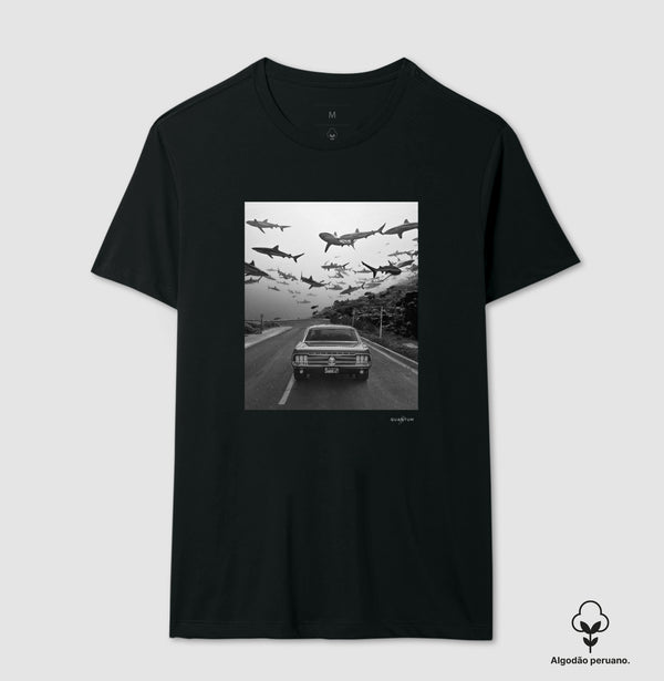 Camiseta premium Shark Road