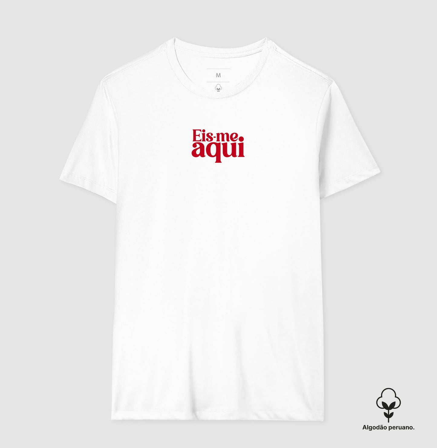 Camiseta premium Eis-me aqui