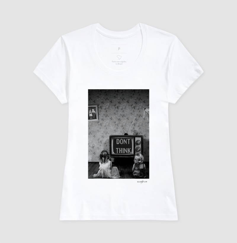 Camiseta Tradicional Não Pense