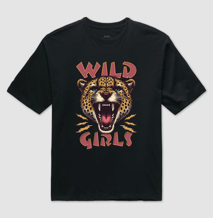 Camiseta oversized wild girls