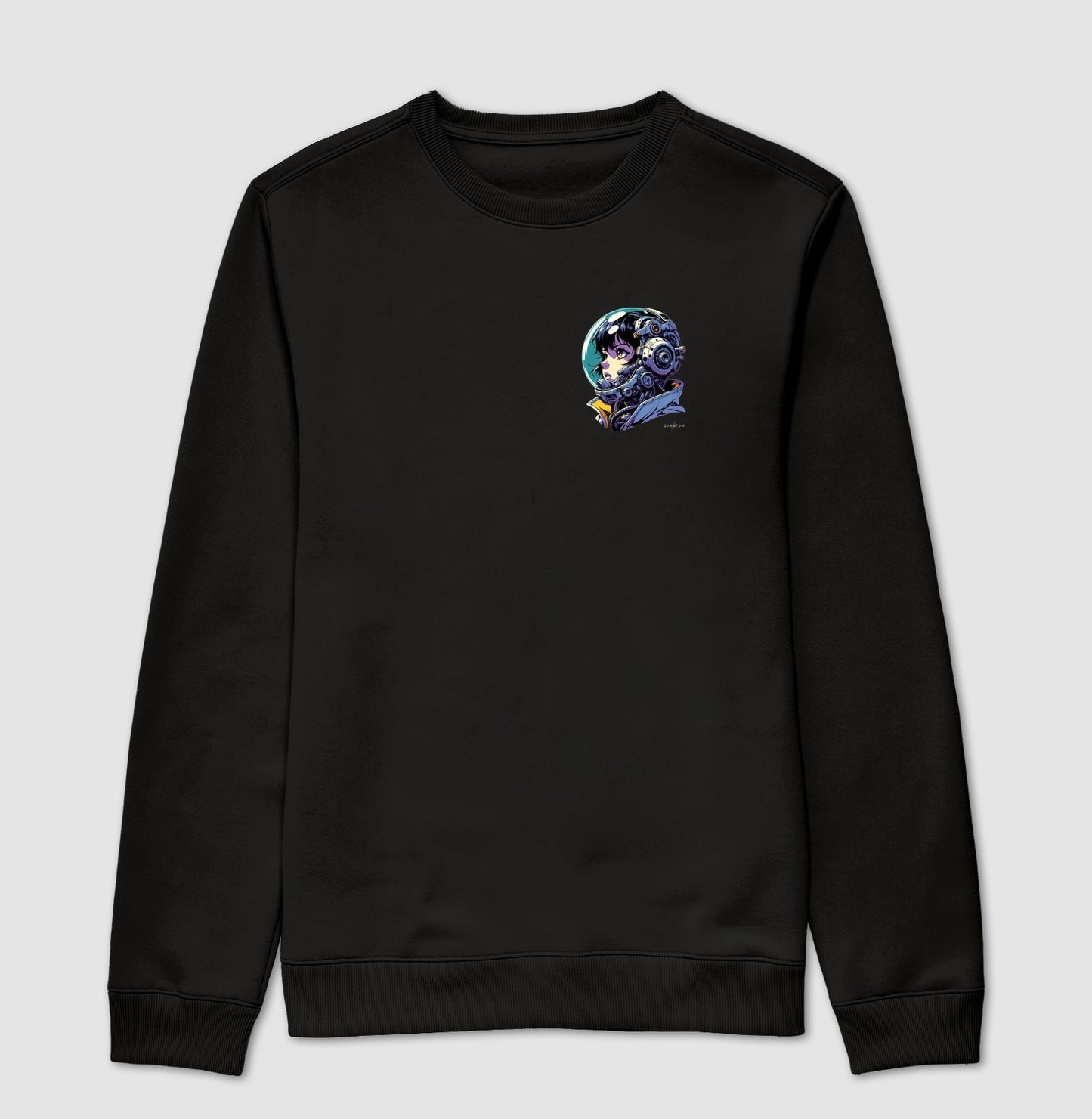 Moletom gola careca Astronauta futurista
