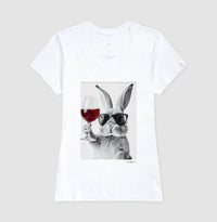 Camiseta Tradicional Sommelier Bunny