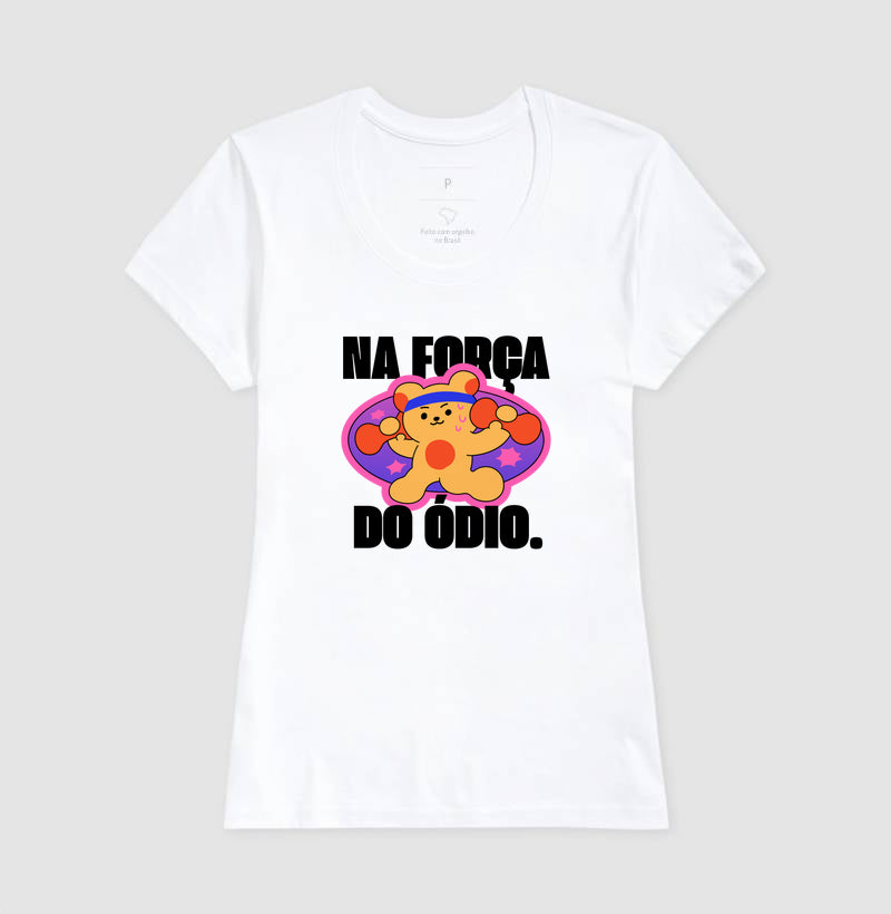Camiseta tradicional Na força do ódio