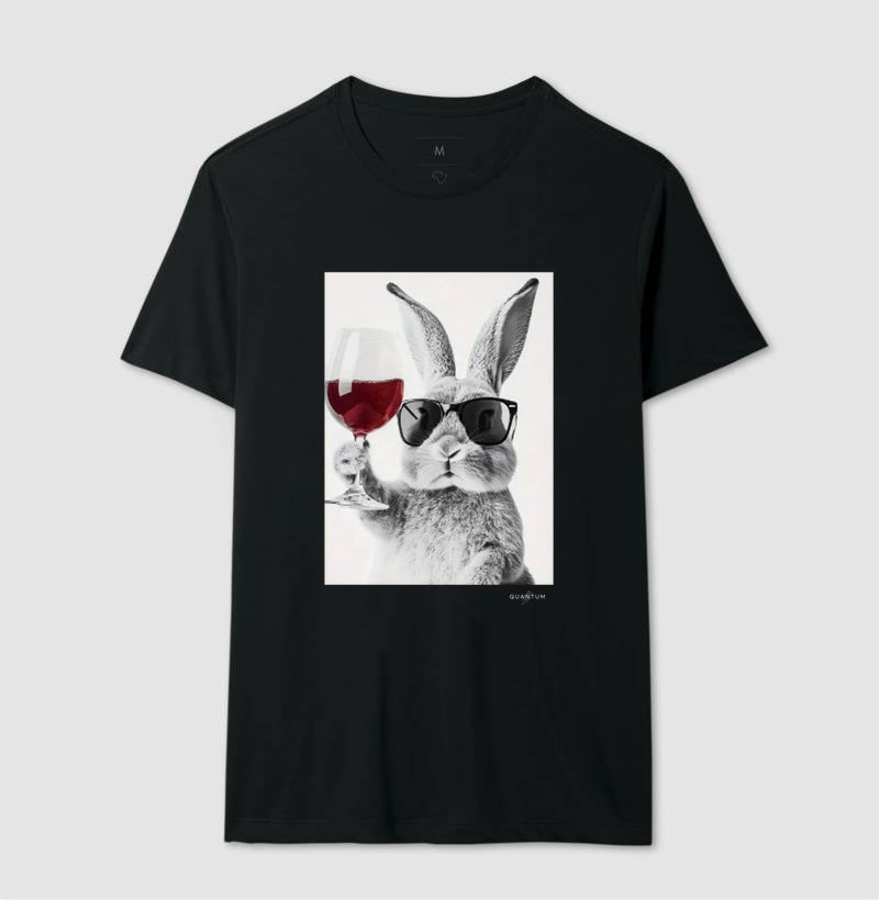 Camiseta Tradicional Sommelier Bunny