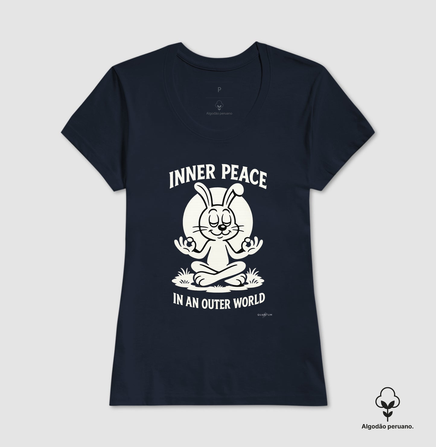 Camiseta premium Inner peace in an outer world