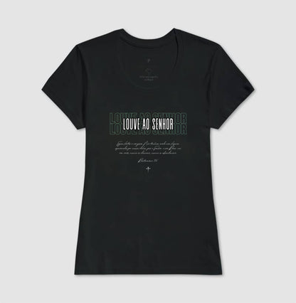 Camiseta tradicional Louve ao Senhor