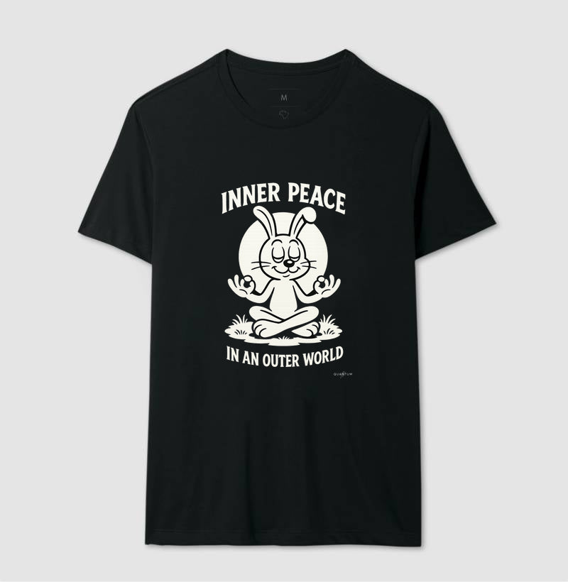 Camiseta tradicional Inner peace in an outer world
