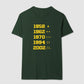 Camiseta Tradicional Títulos