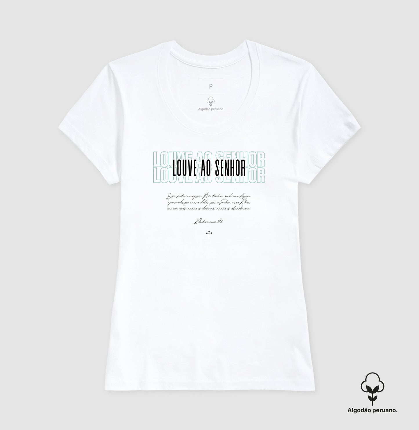 Camiseta premium Louve ao Senhor