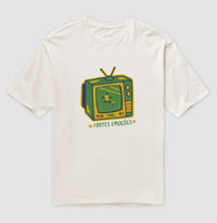 Camiseta Oversized Fortes Emoções