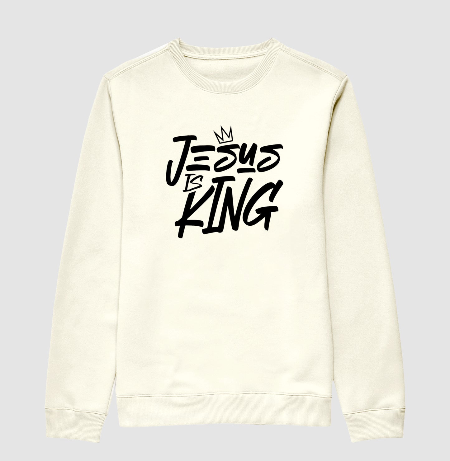 Moletom gola careca Jesus is King
