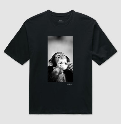 Camiseta oversized Chimp Life