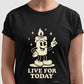 Camiseta tradicional Live for today