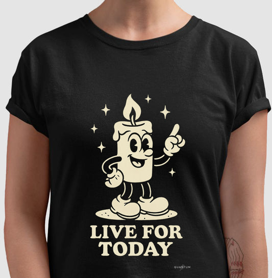 Camiseta tradicional Live for today