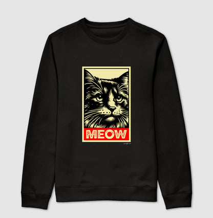 Moletom gola careca Meow