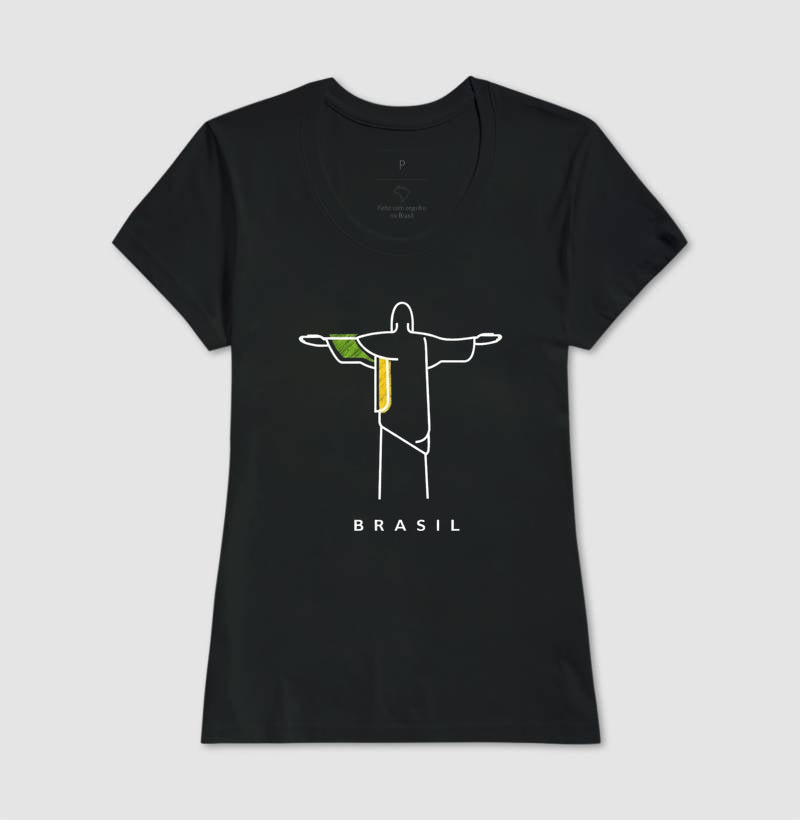 Camiseta Tradicional Deus é Brasileiro