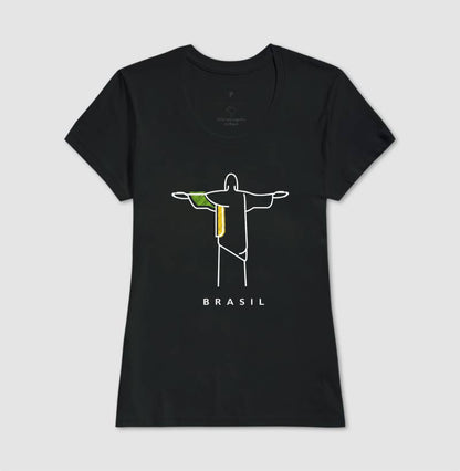 Camiseta Tradicional Deus é Brasileiro