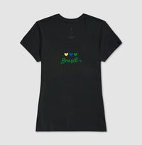 Camiseta Tradicional Coração Brasileiro