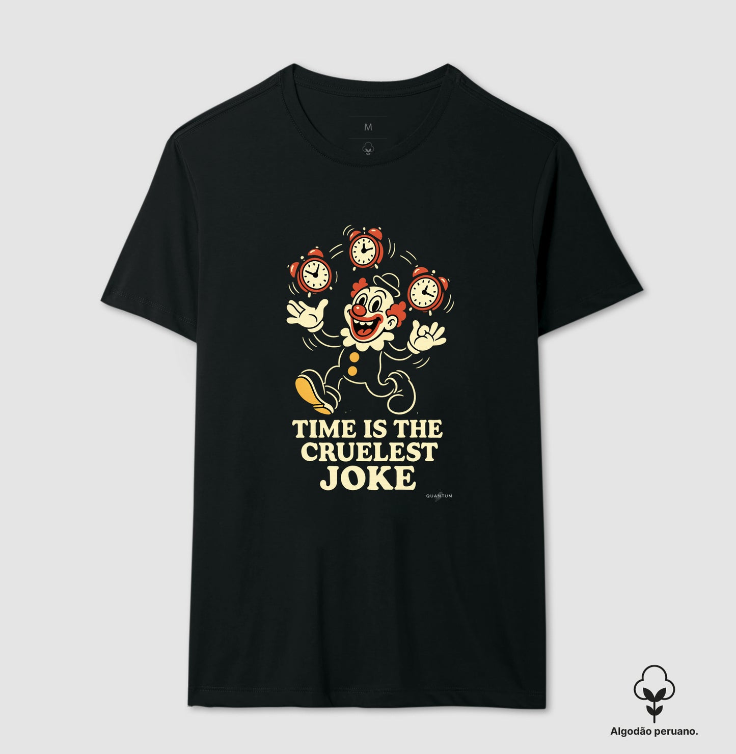 Camiseta premium Time is the cruelest joke