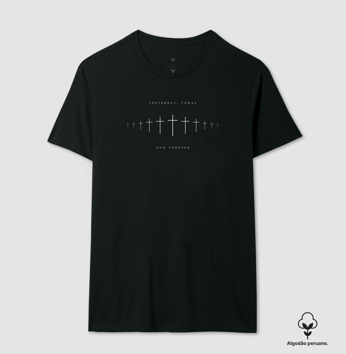 Camiseta premium Ontem, Hoje e Sempre