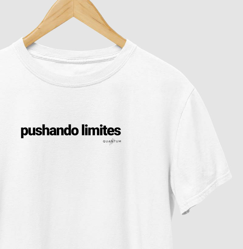 Camiseta tradicional Pushando limites