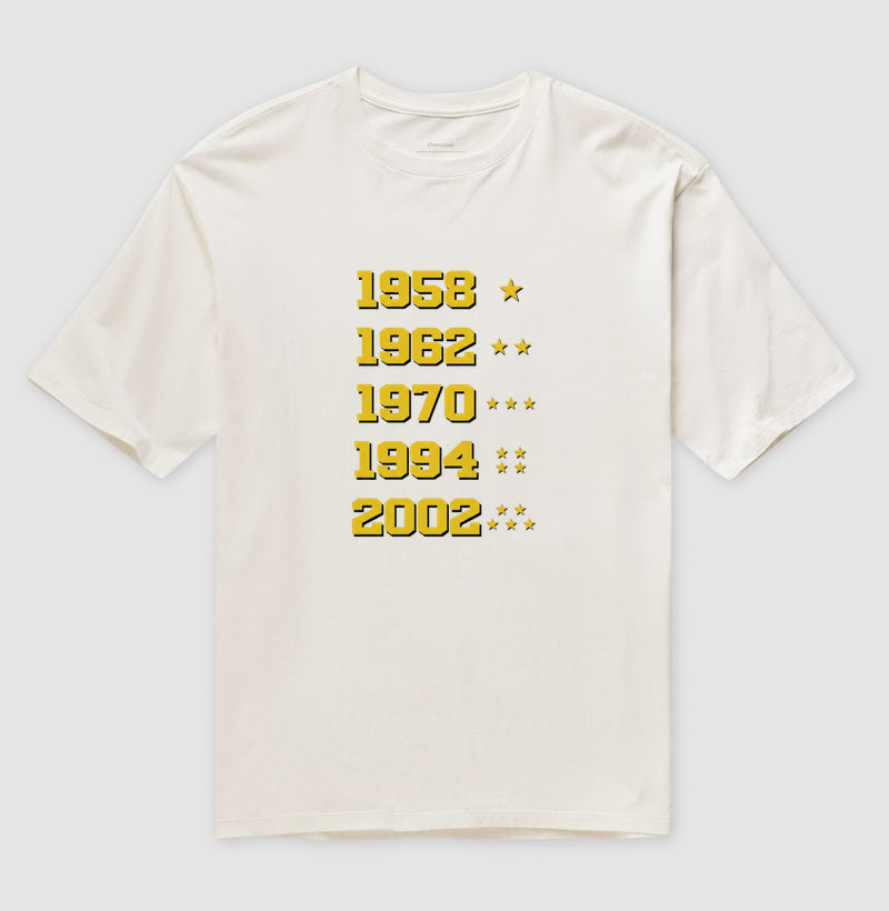 Camiseta Oversized Títulos