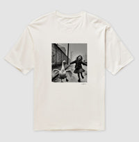 Camiseta oversized Perseguição Animal