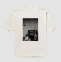 Camiseta oversized Não Pense