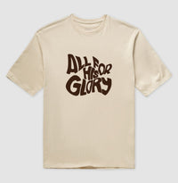 Camiseta oversized All For His Glory