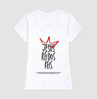 Camiseta tradicional Jesus Rei dos Reis