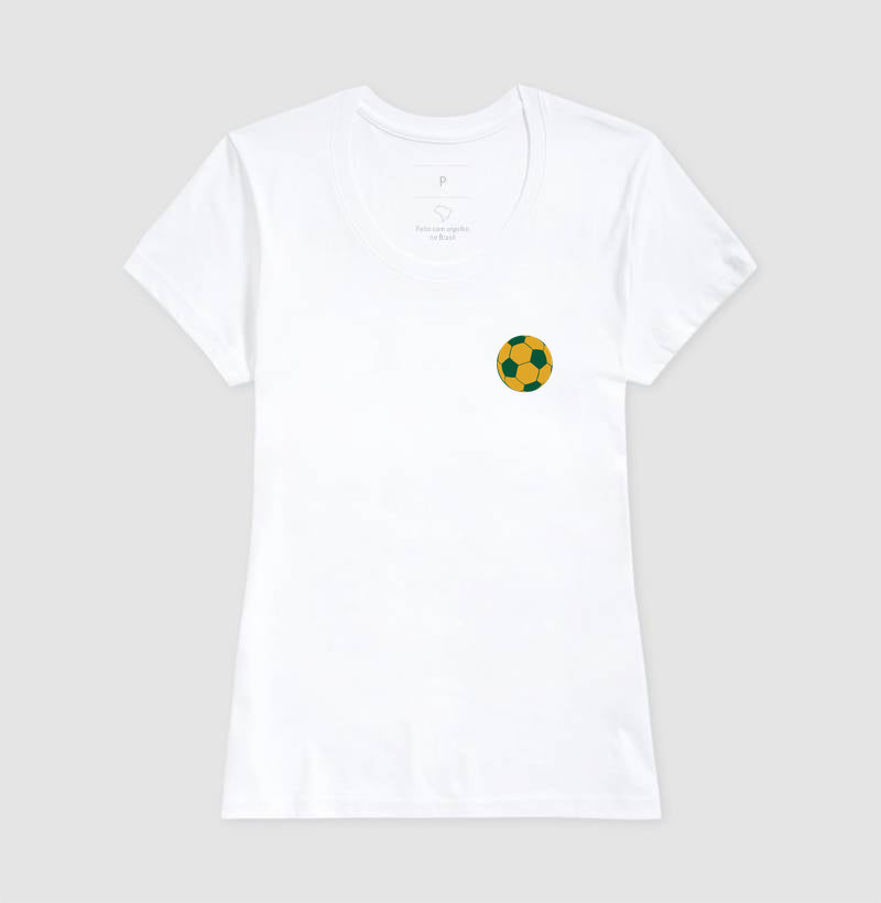 Camiseta Tradicional Bola Brasil