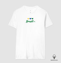 Camiseta Premium Coração Brasileiro
