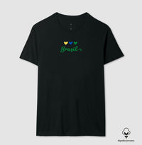 Camiseta Premium Coração Brasileiro