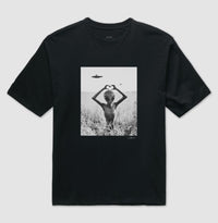 Camiseta oversized Alien Love